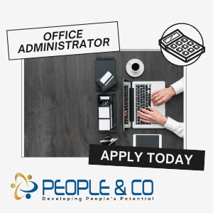 People Co office administrator invoices payments malta