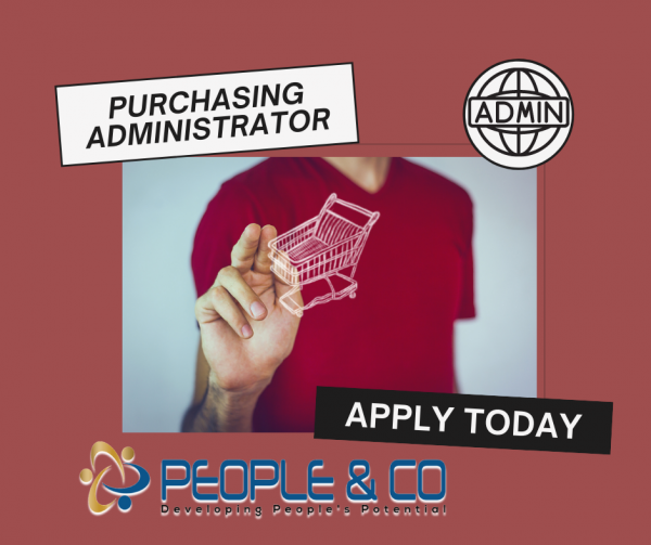People Co Jobs vacancy job search Purchasing Administrator Retail outlet
