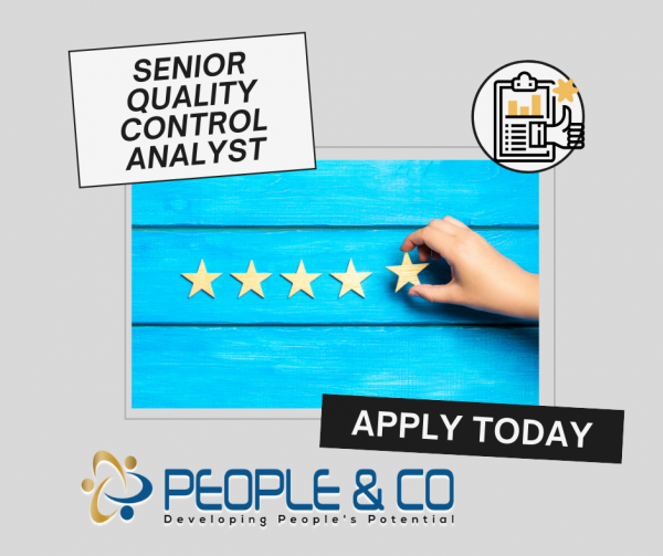 People Co Jobs vacancy job search Senior Quality Control Analyst